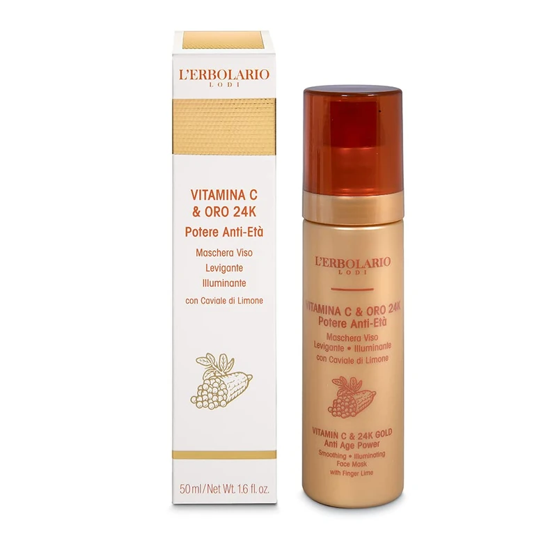 Vitamin C & 24K Gold Anti-Ageing Face Mask - Image 1