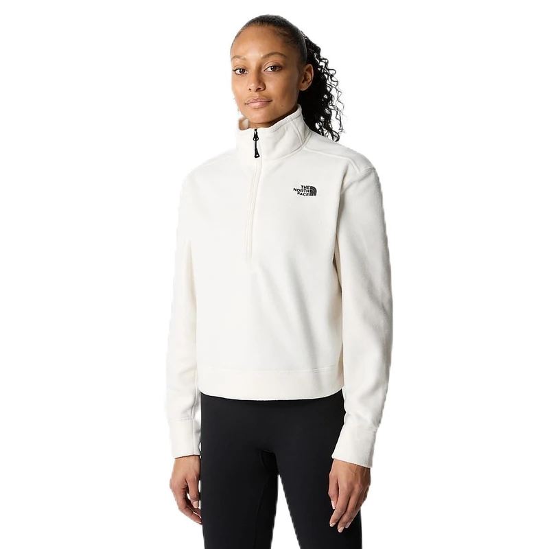 The North Face Women's 100 Glacier Jacket, Gardenia White, S