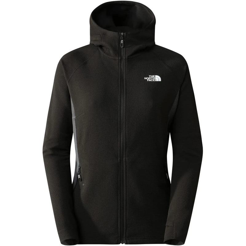 The North Face Women's Ao Full Zip Jacket, TNF Black-Asphalt Grey, XL