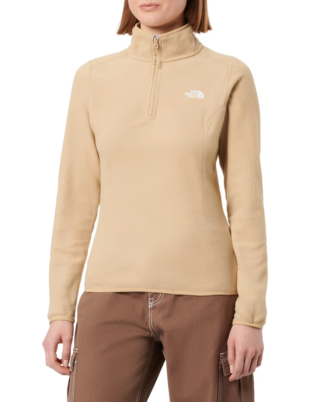 The North Face Glacier Jacket Lime Cream Grit Texture Print M