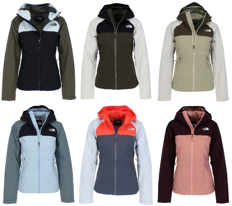 The North Face Stratos Jacket Vanadis Grey-Tnf Black-Asphalt Grey S