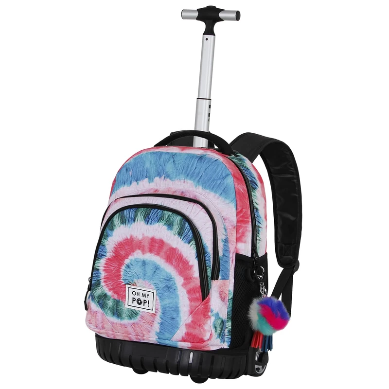Oh My Pop! Voyage-FAN GTS Trolley Backpack, Black