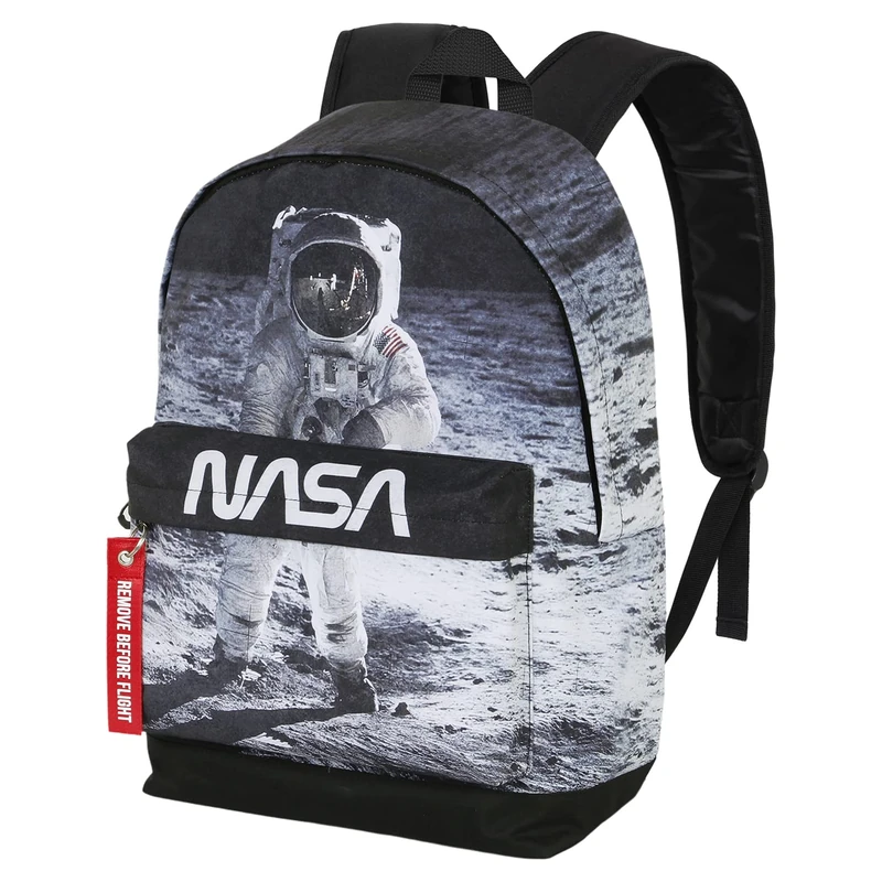 NASA Astronaut-FAN HS Backpack 2.0, Black, 18 x 30 x 41 cm, Capacity 22 L