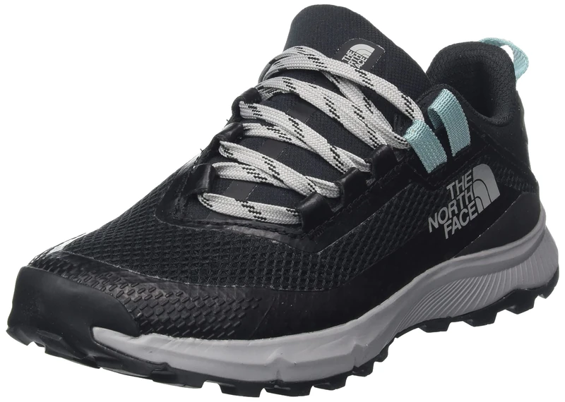 The North Face Cragstone Trail Running Shoe TNF Black/Reef Waters 4
