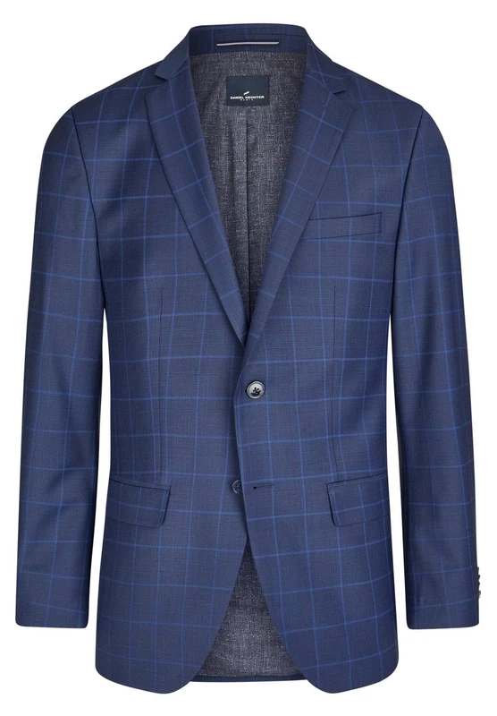 Daniel Hechter Men's Jacket Nos Xten Mf Blazer, Blue (670), 25 Kurz