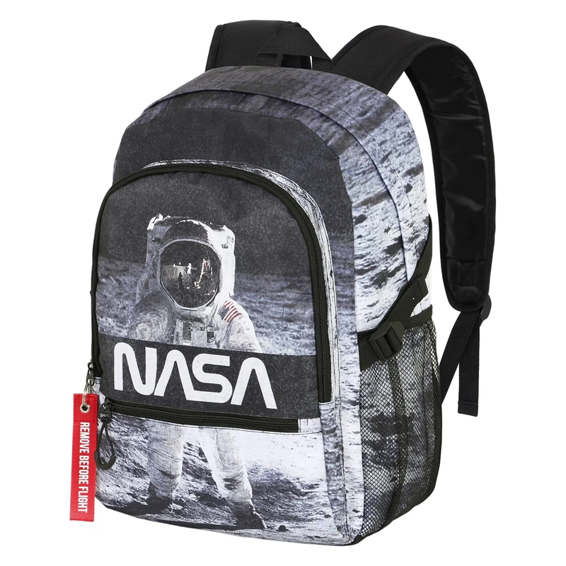 NASA Astronaut-FAN Fight Backpack 2.0, Black, 18 x 31 x 44 cm, Capacity 24 L - Image 1