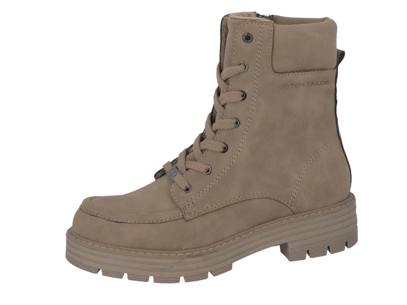 TOM TAILOR Women's 4290130023 Fashion Boots, taupe, 7 UK - Image 1
