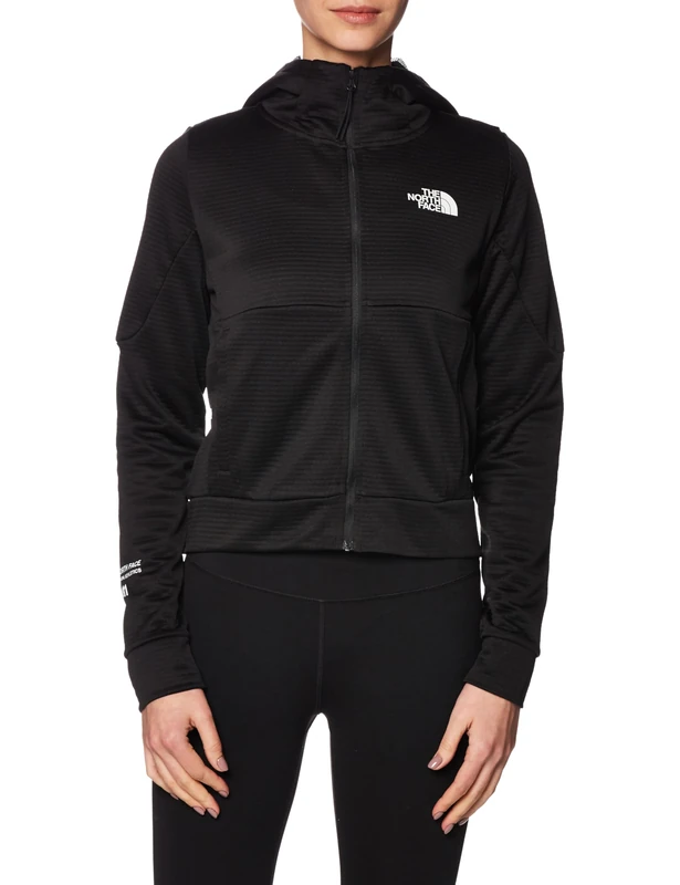 THE NORTH FACE Full Zip Fleece Sweatshirt Black L