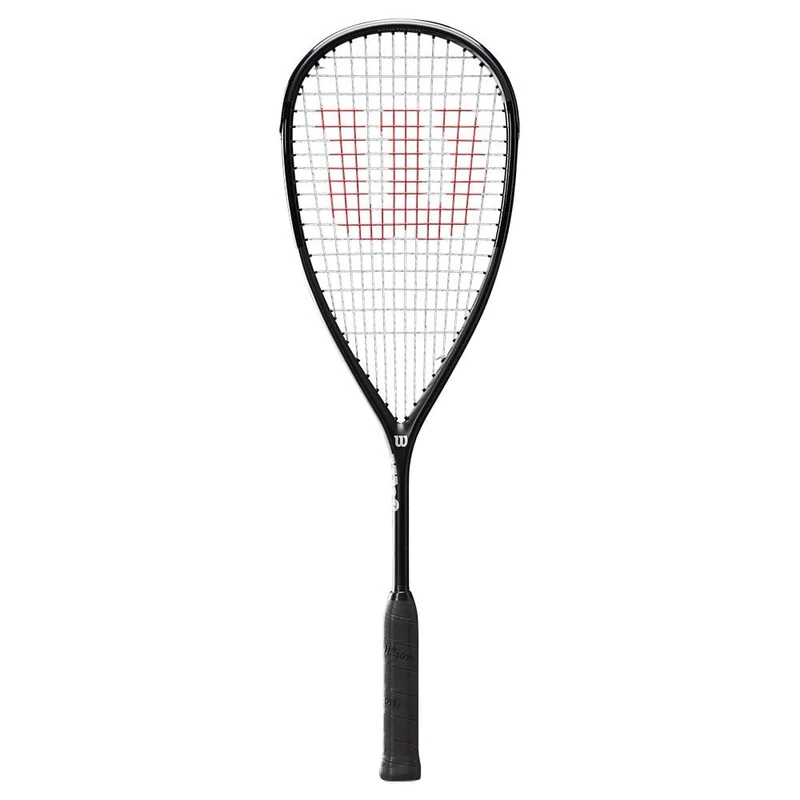 Wilson Pro Staff Team Squash Racket, Provides Balanced Handling, With Enhanced Strings, Easy Grip and a Sleek Design, Colour: Black, Size: 0