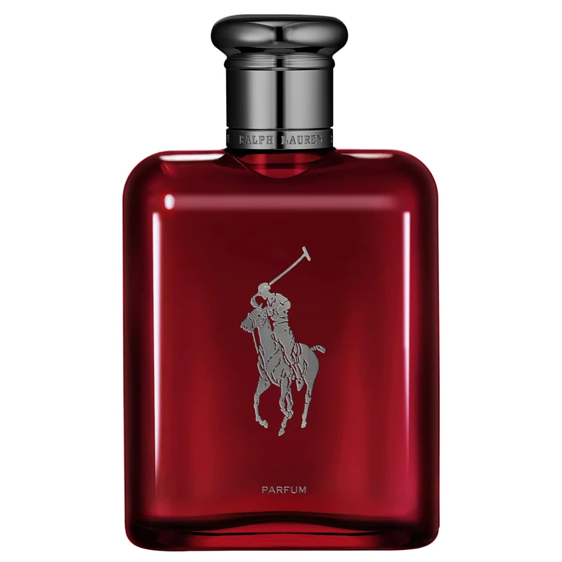 Ralph Lauren Polo Red Parfum, Aftershave for Men, Ambery Woody Scent, Intense Striking Fragrance, Lasting Wear, Luxury Perfume for Men, 125ml