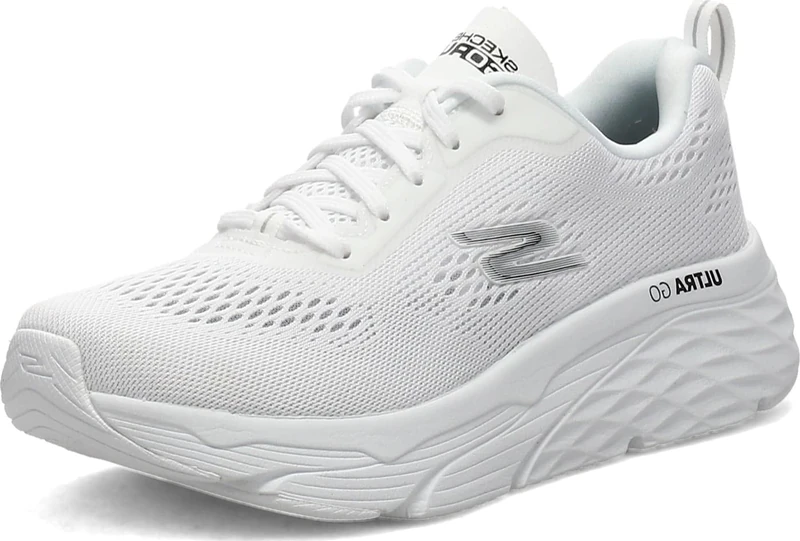 Skechers Women's Max Cushioning Elite-Target Point Sneaker, White Opulent Garden, 9 UK