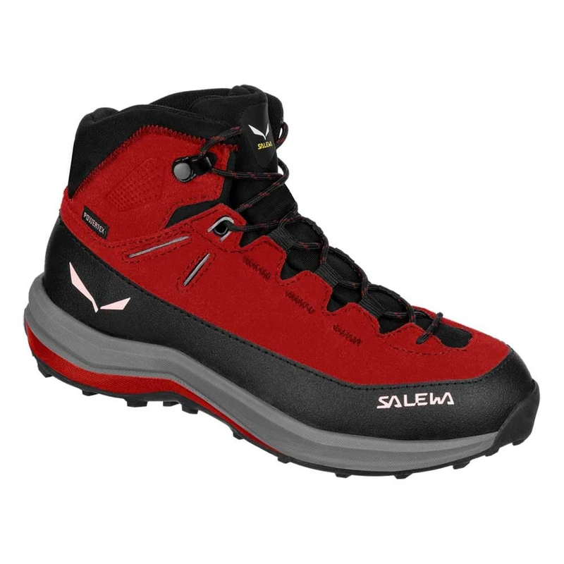 Salewa Mountain Trainer 2 Powertex Mid Boot Kids , Red, 27 - Image 1