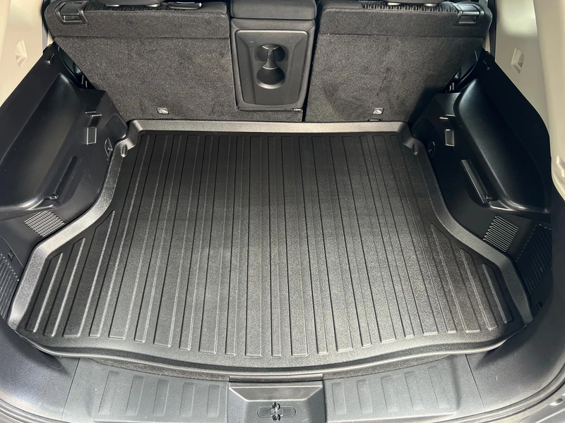 Premium Cargo Liner for Nissan Rogue Crossover 2014-2020 - 100% Protection - Custom Fit Car Trunk Mat - All-Season Black Cargo Mat - 3D Shaped Laser Measured Trunk Liners for Nissan Rogue Hybrid T32