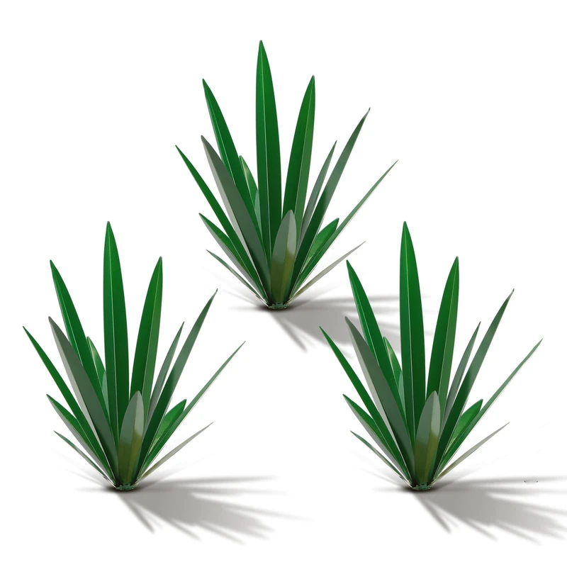 Homight Metal Country Sculpture DIY Tequila Plant Home Decor Garden Ornament Indooutdoor Statuette Patio Lawn Stake Decoration Gift