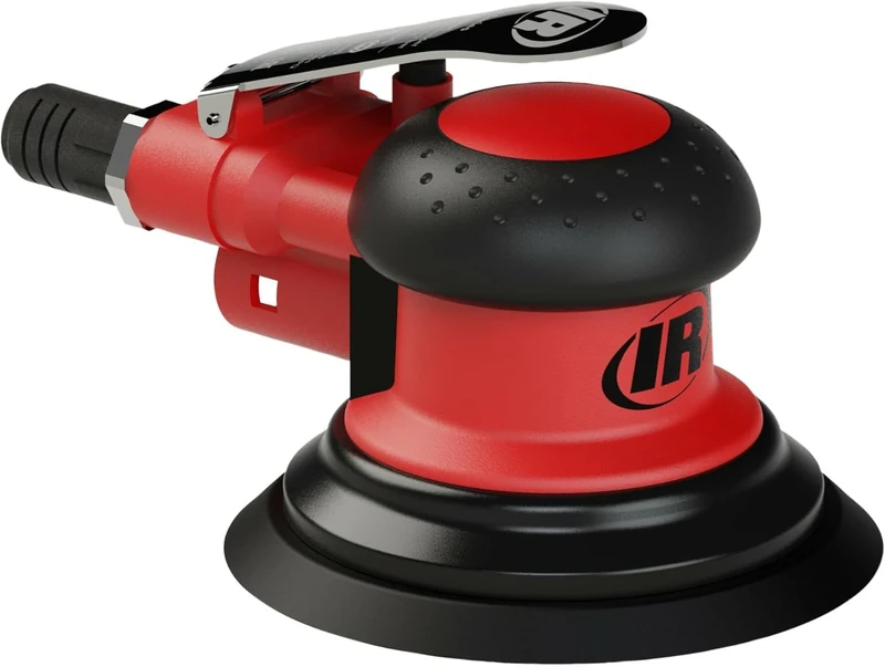 Ingersoll Rand 5152-5 Pneumatic Orbital Sander, Random Orbit Air Sander, 5-Inch Diameter 3/32" Vinyl Pad, Swirl-Free Finish, High Performance