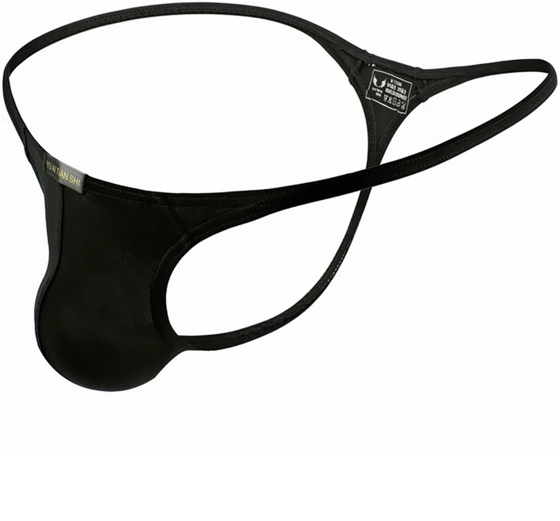 Faringoto Mens Underwear Low Rise Solid Briefs Hipster Jockstrap Lingerie Tanga