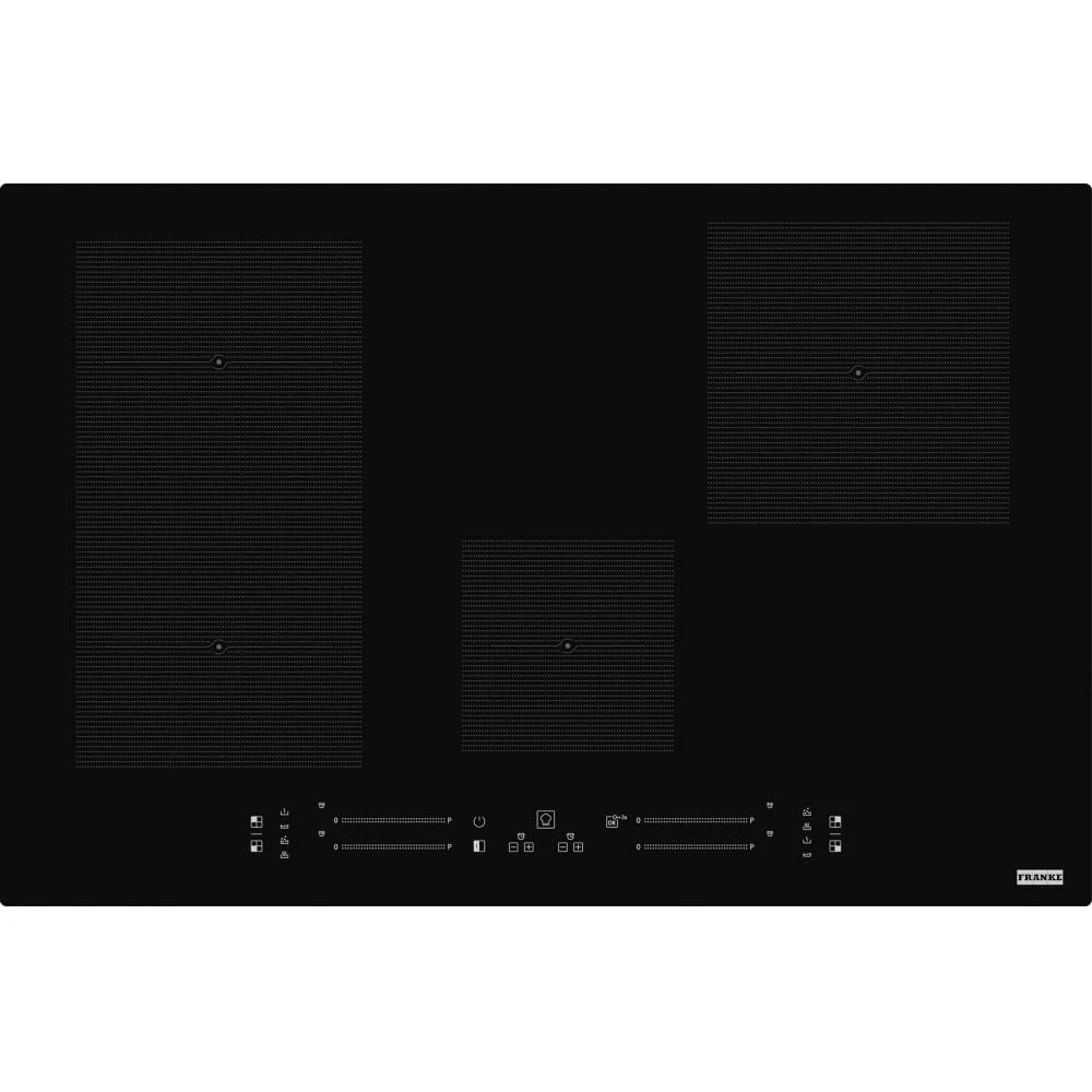 Induction hob with 4 heating fields from Franke Maris FMA 804 I F BK - black - 108.0606.112