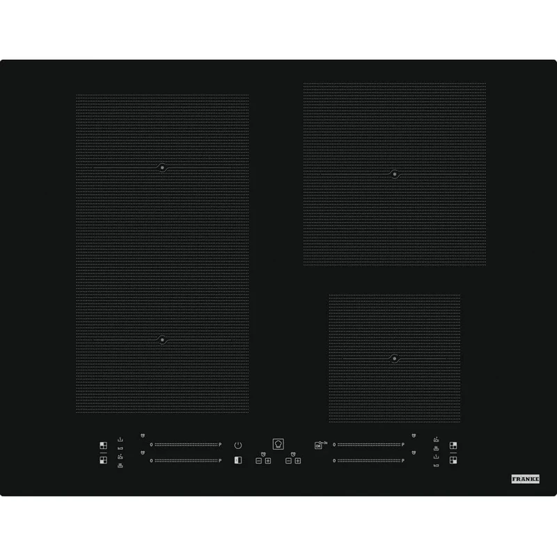 Induction hob with 4 heating fields from Franke Maris FMA 654 I F BK - black - 108.0606.111