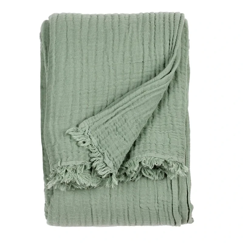 furn. Yard Lark Large Crinkle Cotton Throw