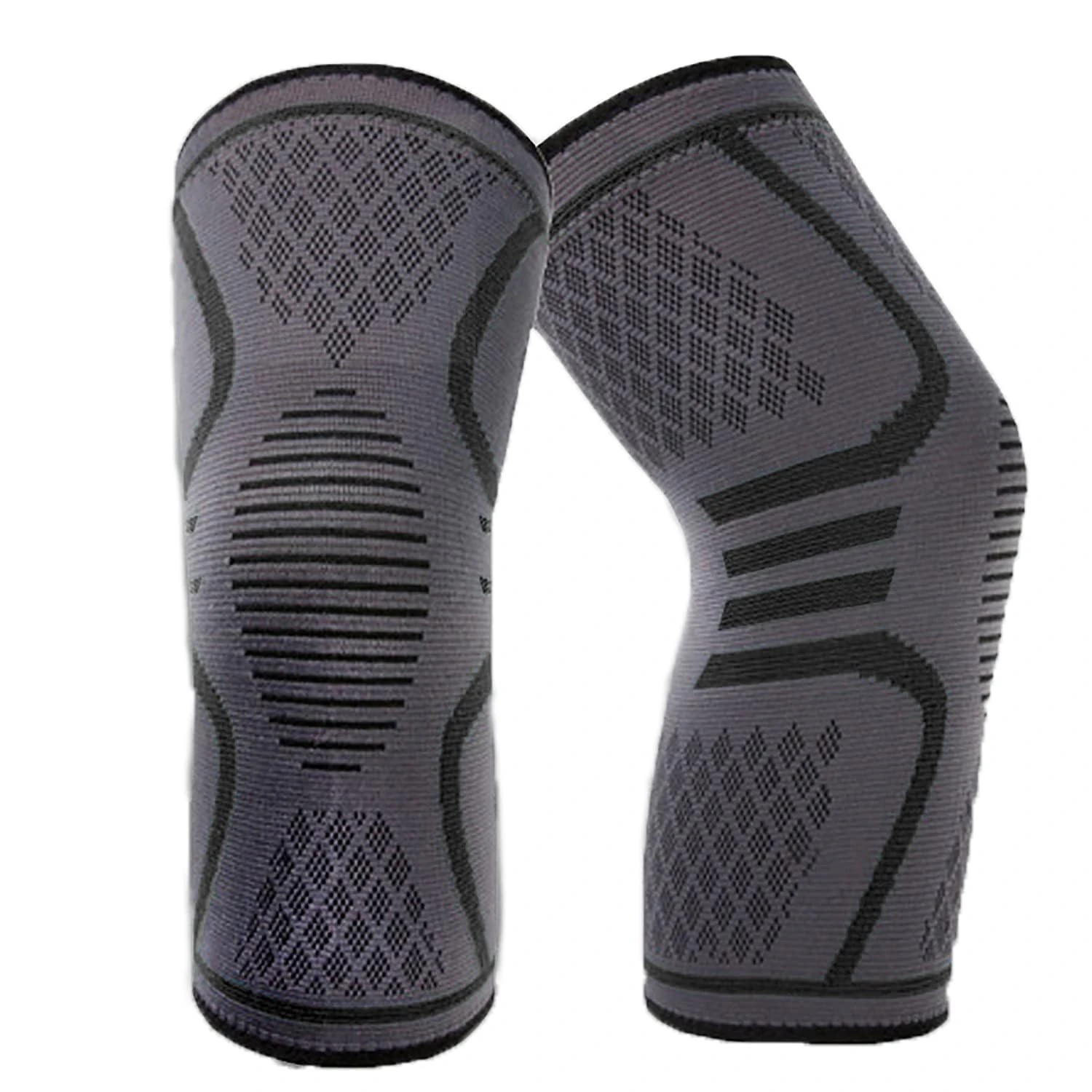 Dr. Bone's ® Compression Sleeve Knee Support Brace Designed To Alleviate Pain Caused By Joint Pain, Arthritis, Ligament Injury, Meniscus Tear, Acl, Mcl, Tendonitis, Pain Relief (Pack 2 Large)