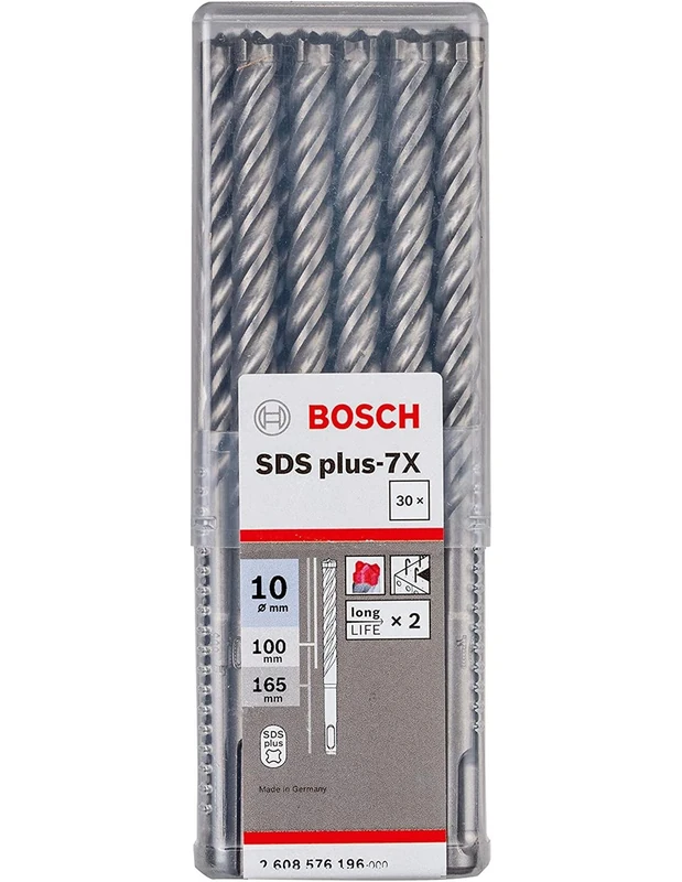 Bosch SDSPLUS-7X EXP. Display 30 Bits (6, 8, 10mm)