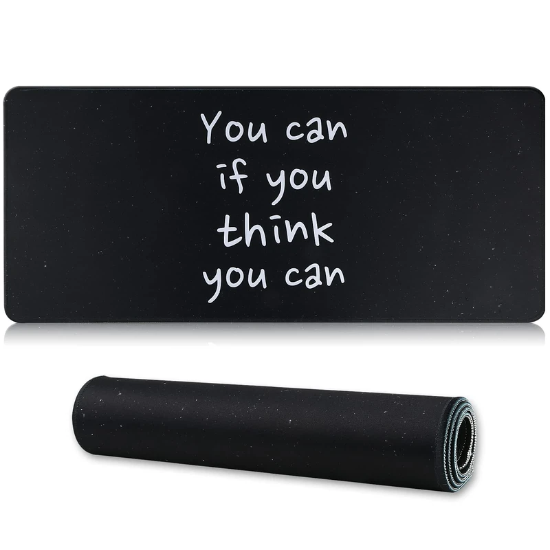 Jahosin Large Gaming Mouse Pad with Stitched Edges,[70x30cm] Extended Mouse Pad with Non-Slip Natural Rubber Base for Gamer/Desktop/Office/Home 70x30 letter02