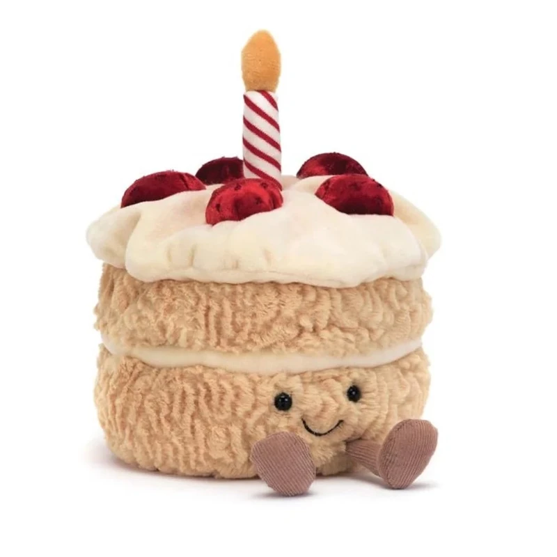 Jellycat Amuseable Birthday Cake - L: 12 cm x l: 12 cm x h: 16 cm