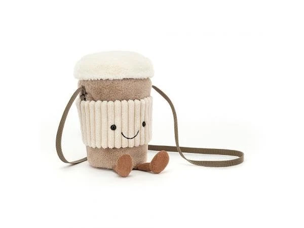 Jellycat Amuseable Coffee-To-Go Bag - L: 13 cm x l: 13 cm x h: 22 cm