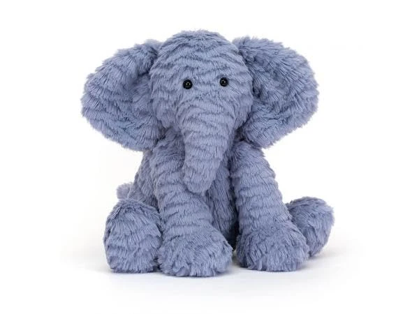 Jellycat Fuddlewuddle Elephant Medium - L: 8 cm x l: 13 cm x h: 23 cm
