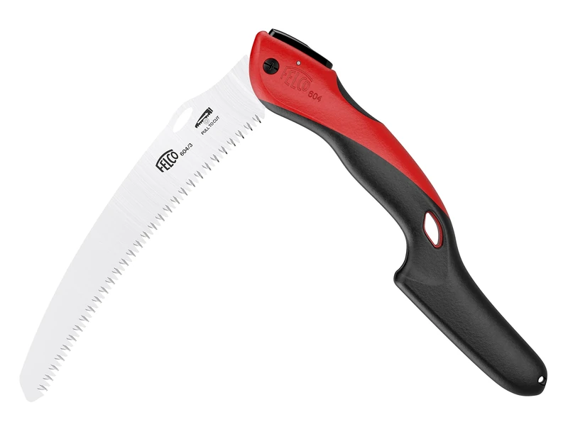 Felco 604 24cm CurvedFolding Saw Cuts on Pull Stroke Comfortable Non Slip Handle 120mm Cut