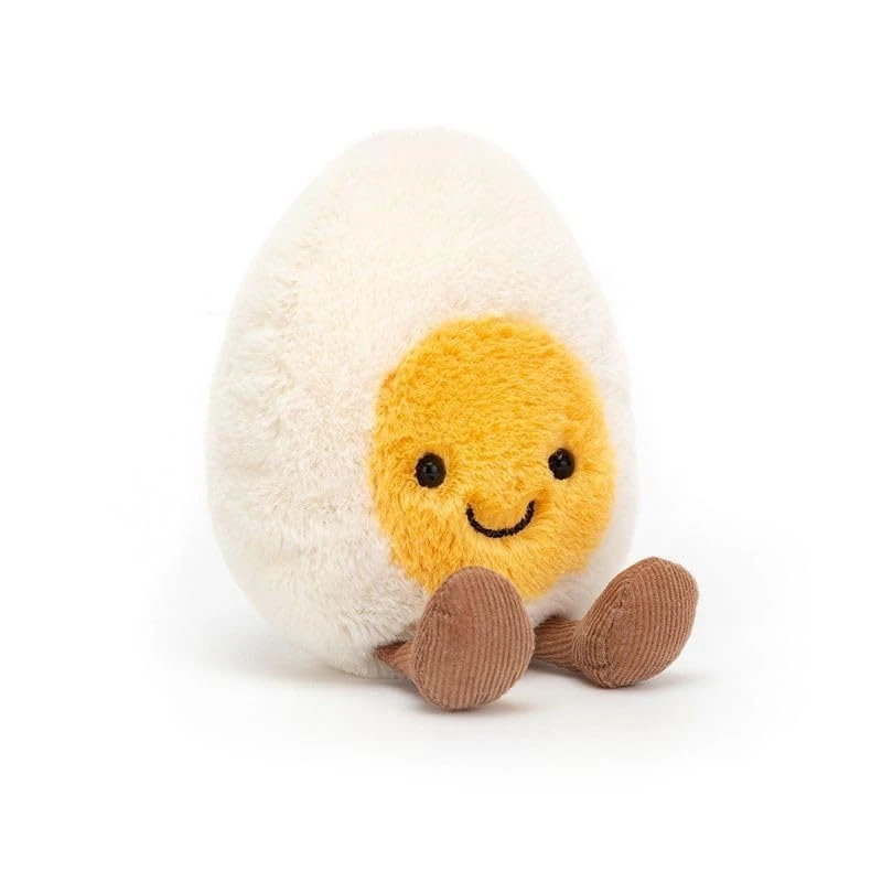 Jellycat Amuseable Happy Boiled Egg Soft Toy - 4x8x14 cm