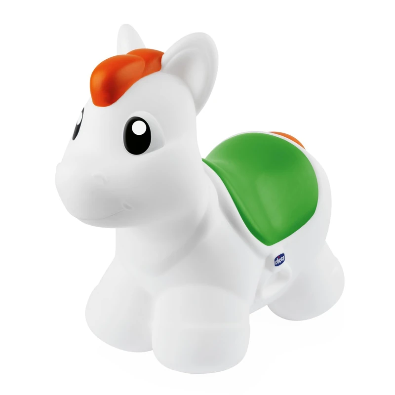Chicco Bouncy Rodeo Inflatable Ride Bouncy Easy to Inflate with Hand Pump Included for Indoor and Outdoor Play Soft Durable and Easy Clean Material 18M-5A