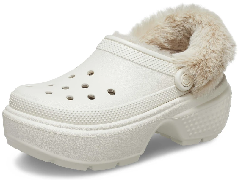 Crocs, Unisex Adult, Stomp Lined Clog, Stucco, 8 UK Men/ 9 UK Women