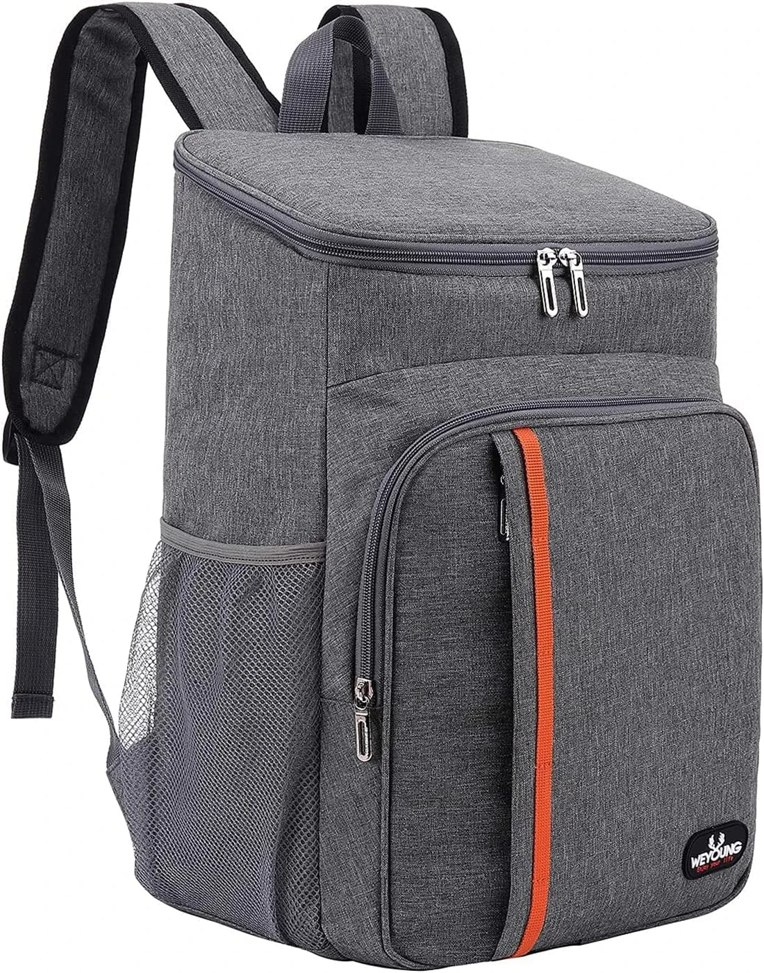 YDFYX Cooler Bag cool bag Picnic Backpack Insulated Large Waterproof Cooler Backpack 25L Leakproof picnic bag for Camping, Picnic, BBQ, Travelling and Outdoor Activities (Classic - Grey)