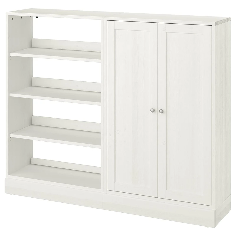 IKEA HAVSTA White Storage Combination - 162x37x134 cm Chest
