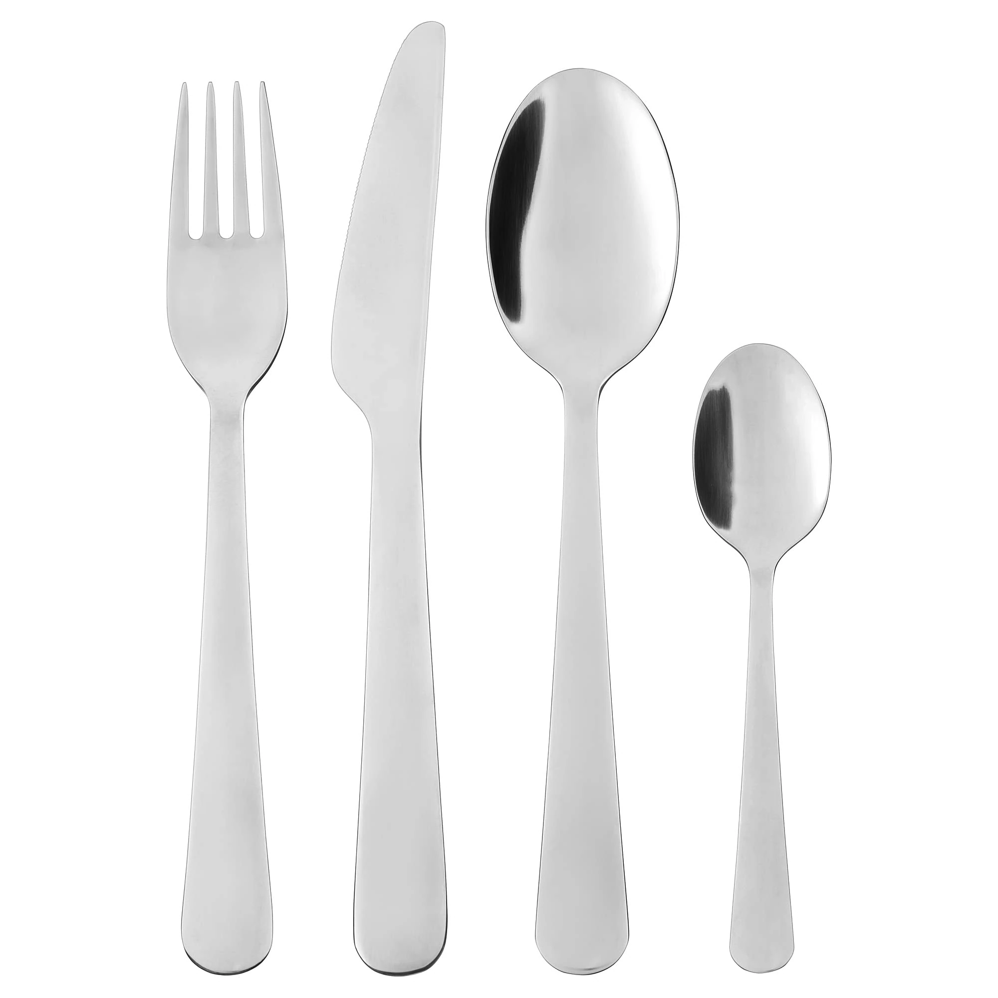 IKEA Dragon 24-Piece Cutlery Set, Stainless Steel