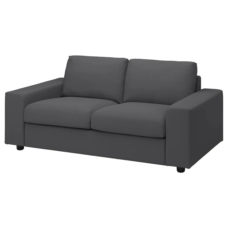 IKEA VIMLE 2-Seat Sofa - Grey, 185 cm Wide, Modern Living Room