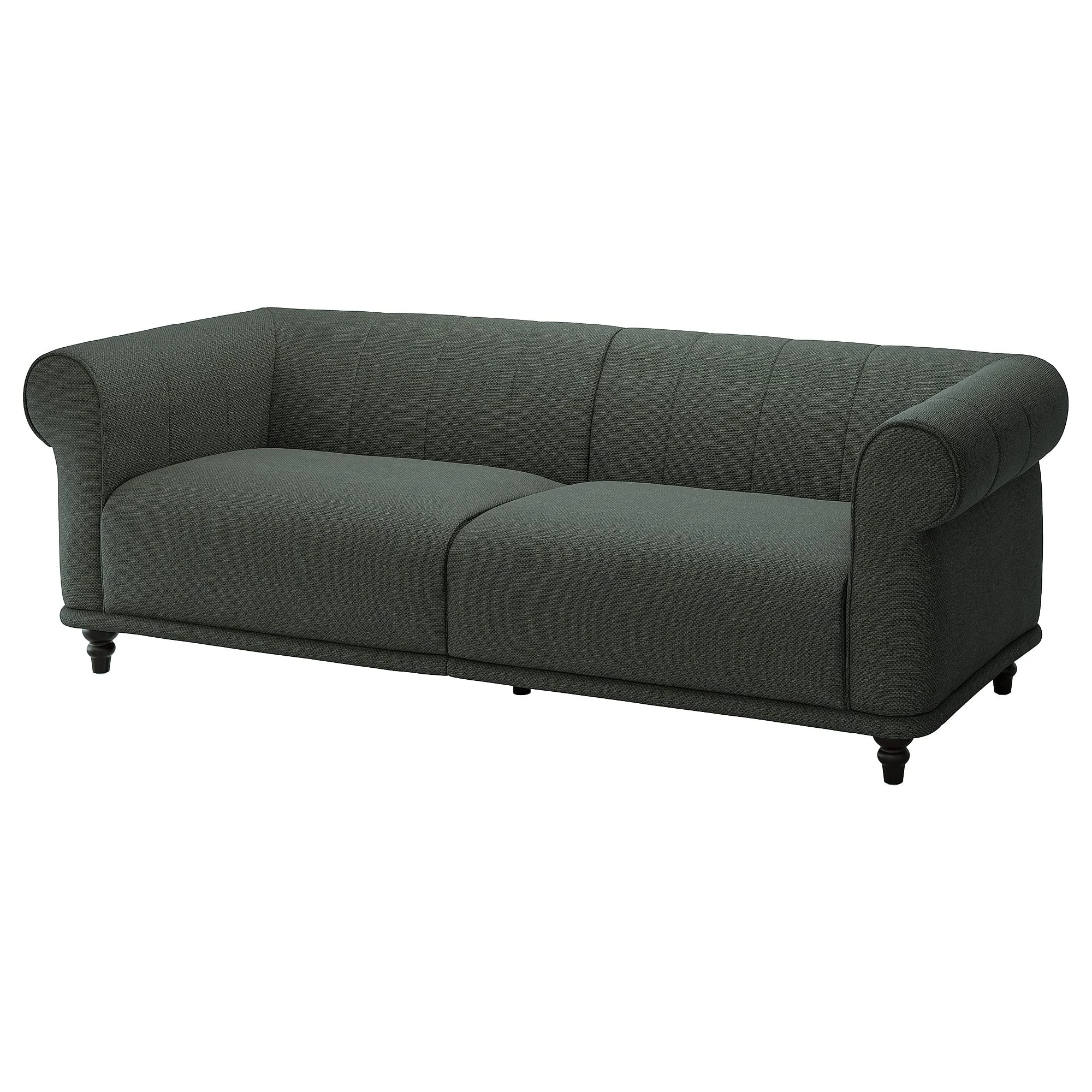 IKEA VISKAFORS 3-seat Sofa, Lejde Grey/Green/Brown