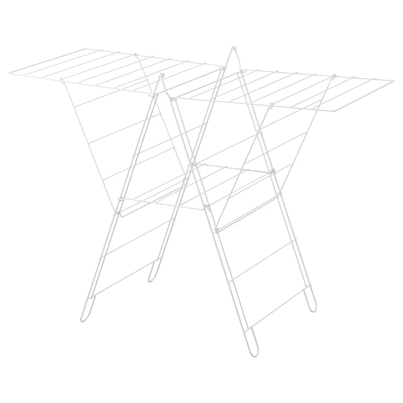 IKEA FROST Drying Rack - White Indoor Outdoor Laundry Stand