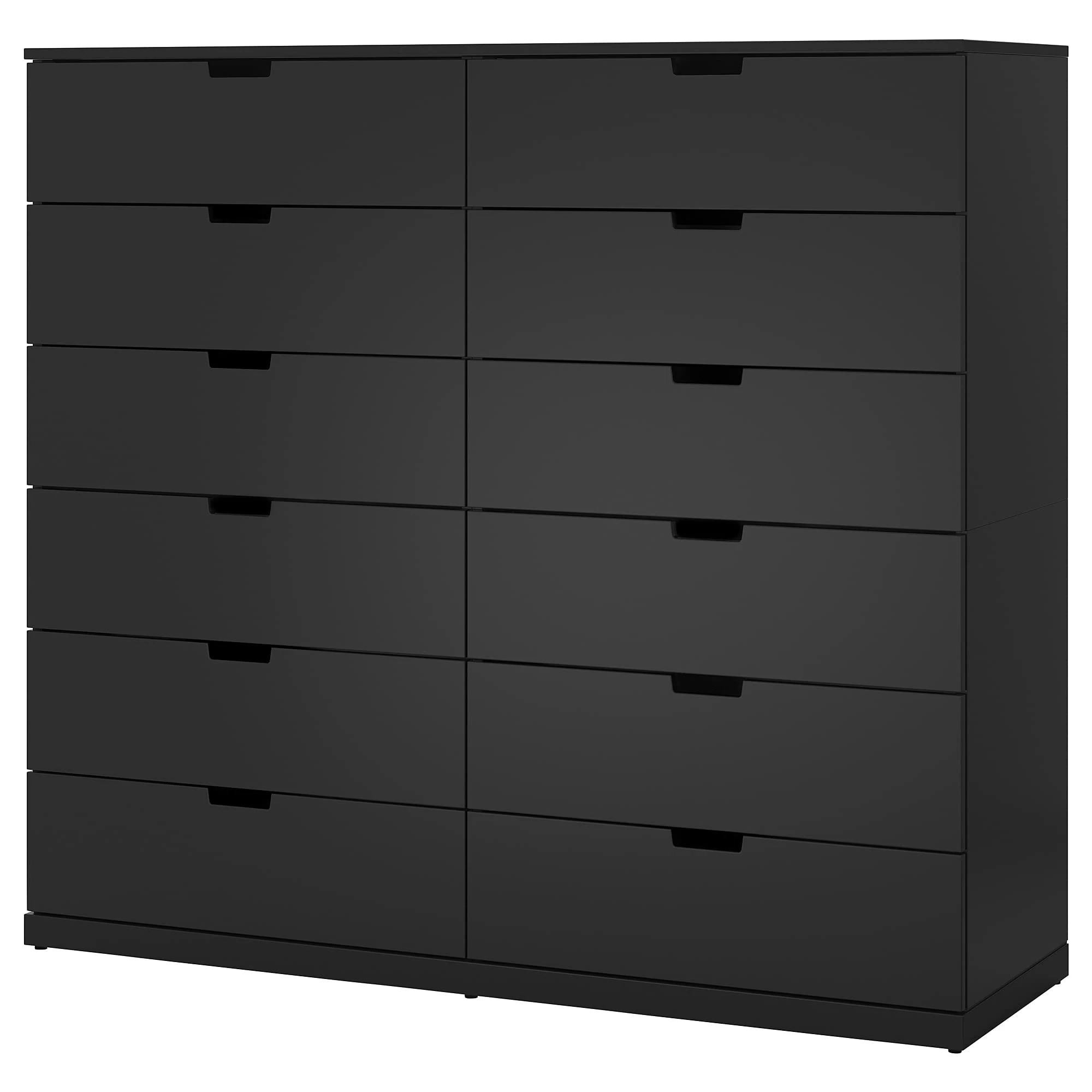 IKEA NORDLI Chest of 12 Drawers, 160x145 cm, Anthracite