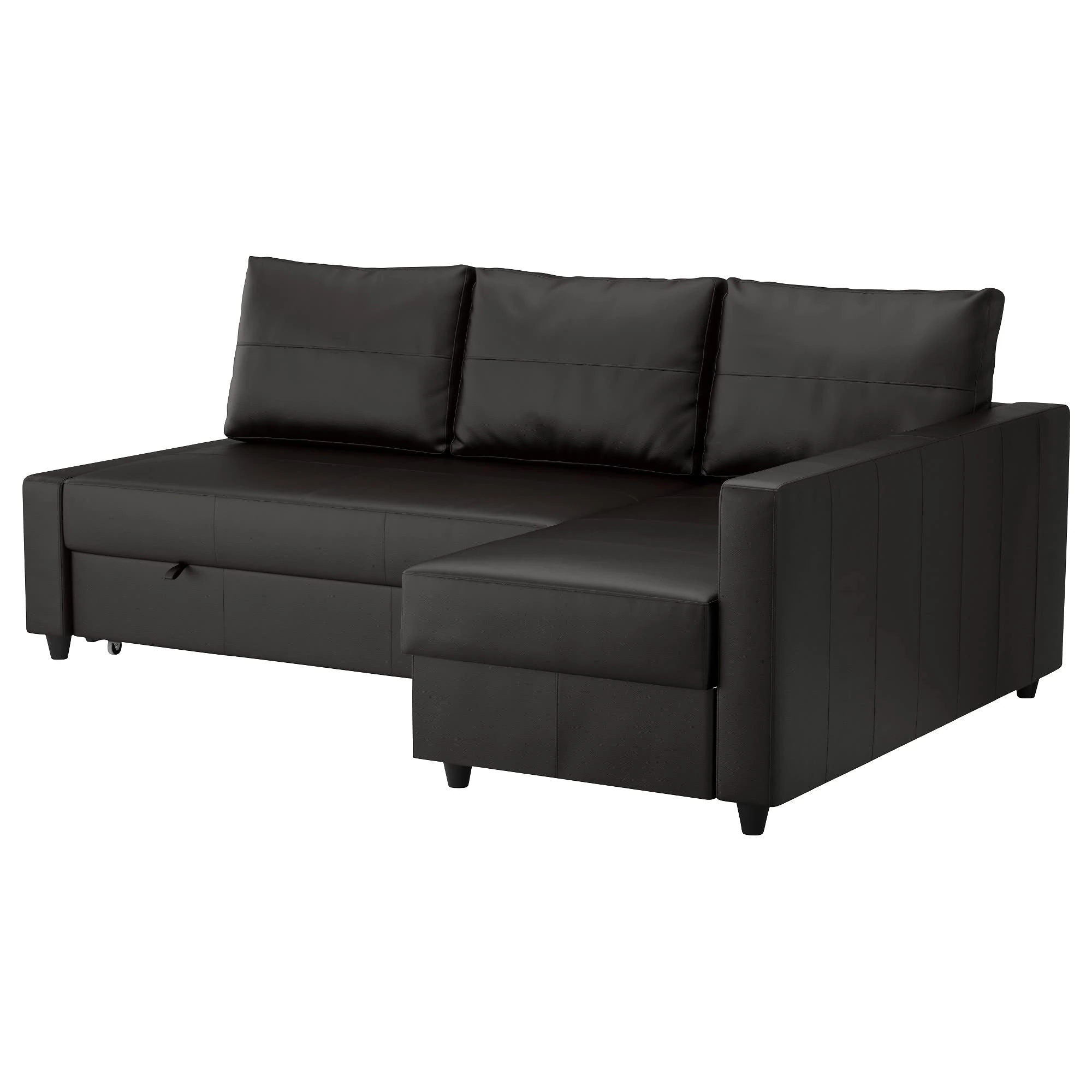 IKEA FRIHETEN Corner Sofa-Bed with Storage, Bomstad Black