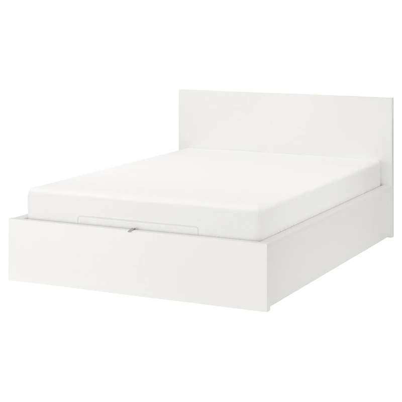 IKEA MALM Ottoman Bed, 160x200 cm, White