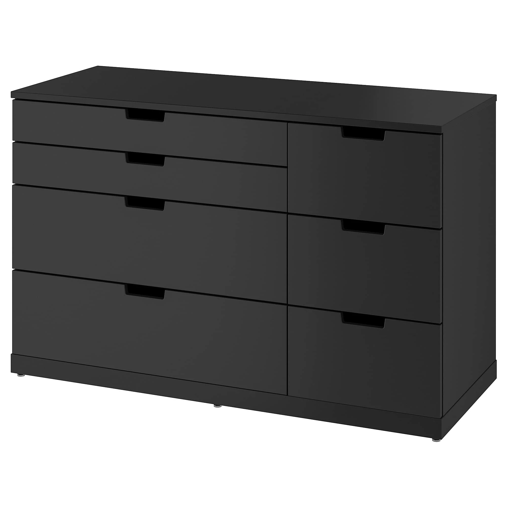 IKEA NORDLI Chest of 7 Drawers, 120x76 cm, Anthracite