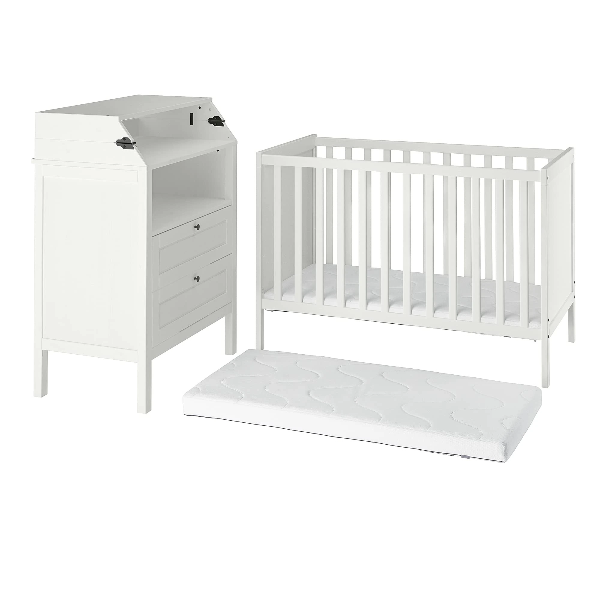 IKEA SUNDVIK 3-Piece Baby Furniture Set, White