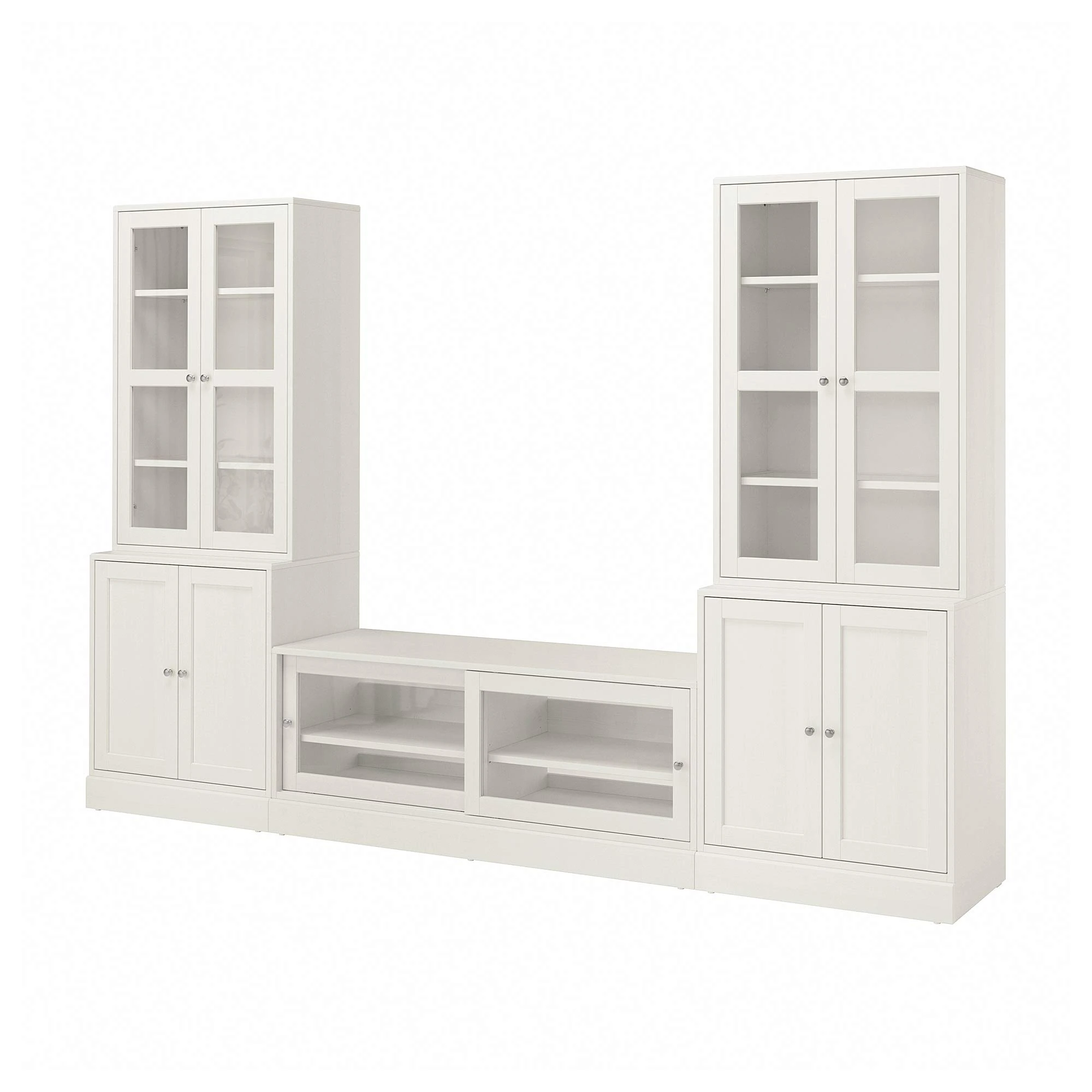IKEA HAVSTA TV Storage Combination/Glass Doors, 322x47x212 cm, White