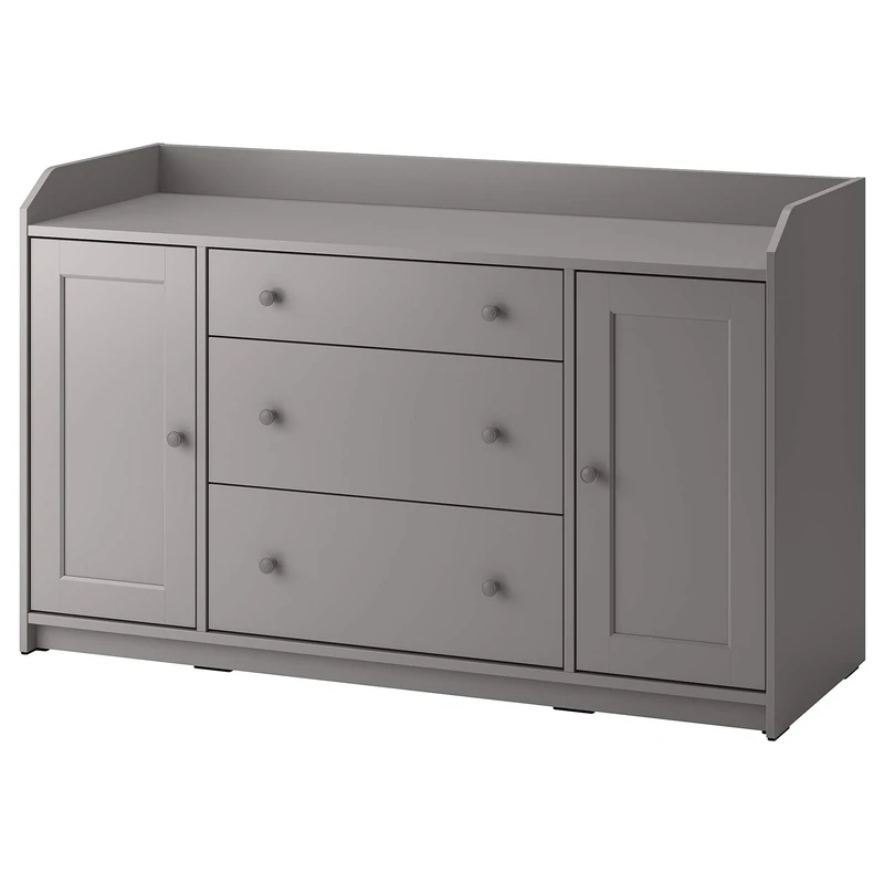 IKEA HAUGA Sideboard, 140x84 cm, Grey