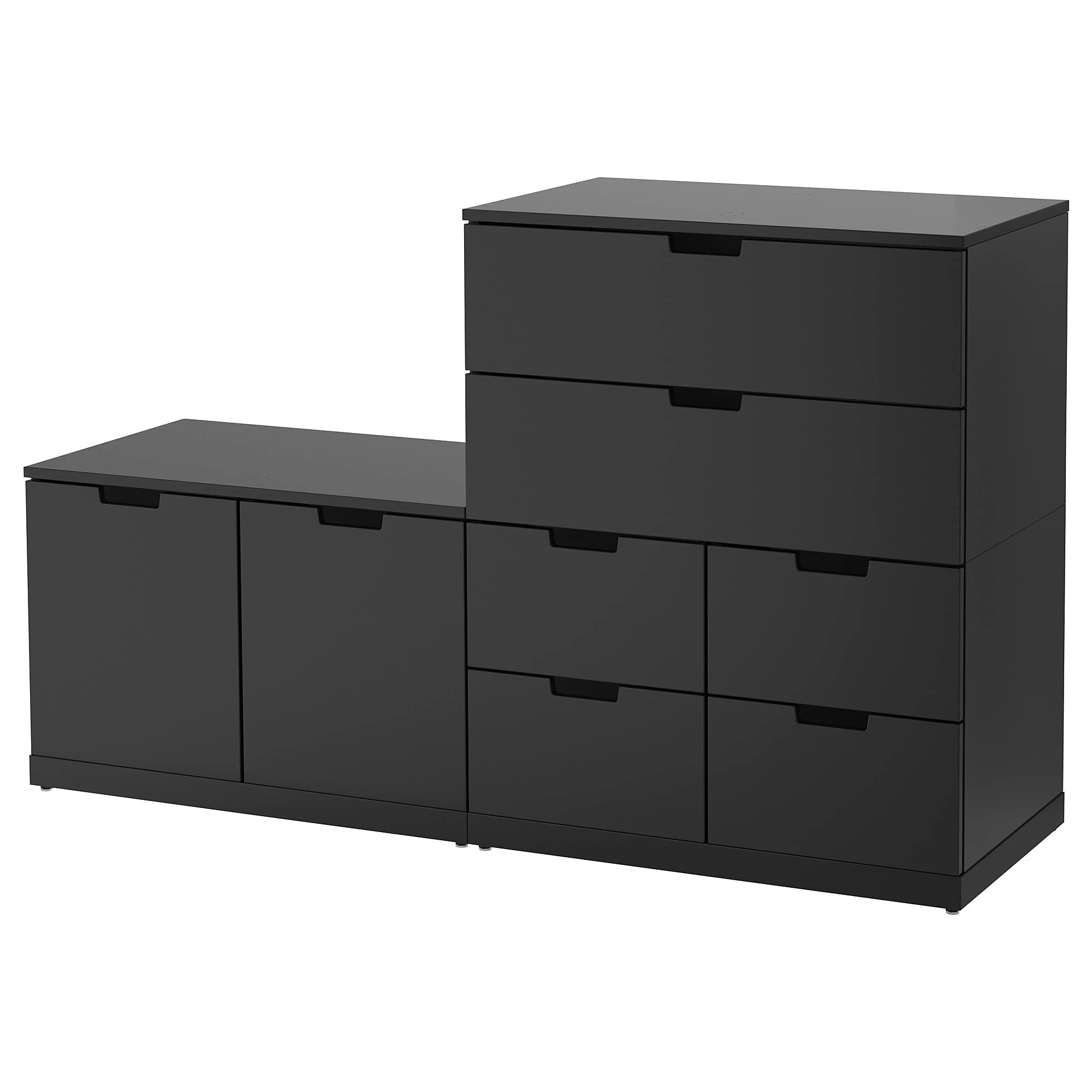 IKEA NORDLI Chest of 8 Drawers, 160x99 cm, Anthracite