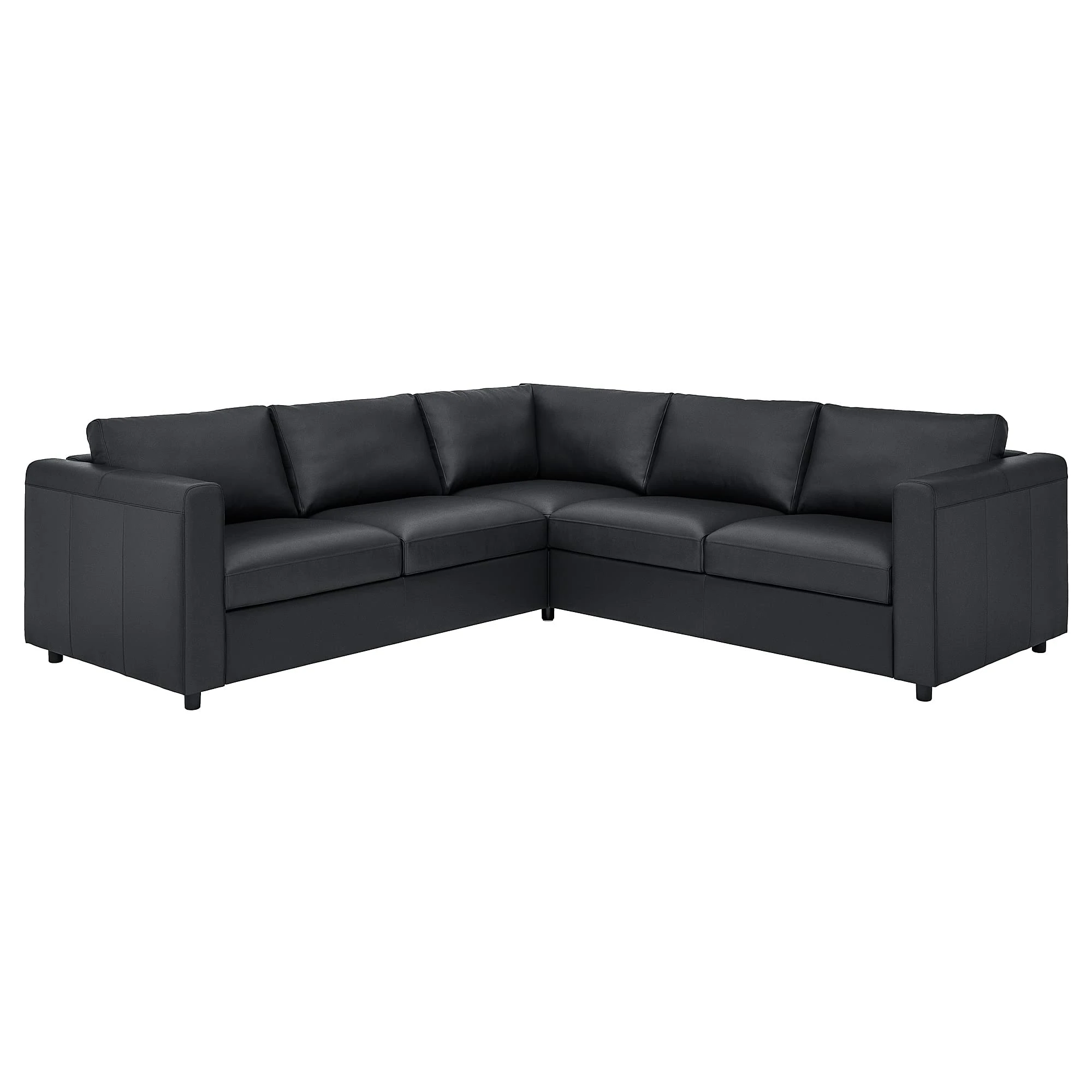 IKEA VIMLE Corner Sofa, 4-seat, Grann/Bomstad Black