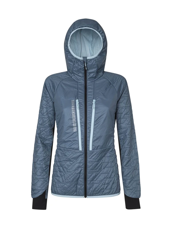 Rock Experience REWJ06641 KATMAI HOODIE HYBRID Jacket Women's 1344 CHINA BLUE+0208 CAVIAR+2285 QUIET TIDE XS
