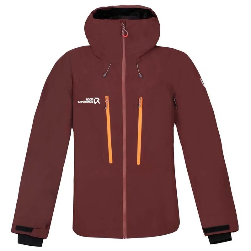 Rock Experience REMJ08462 SCANDIA EVO Jacket Women's 0413 BITTER CHOCOLATE+0630 FLAME XXL